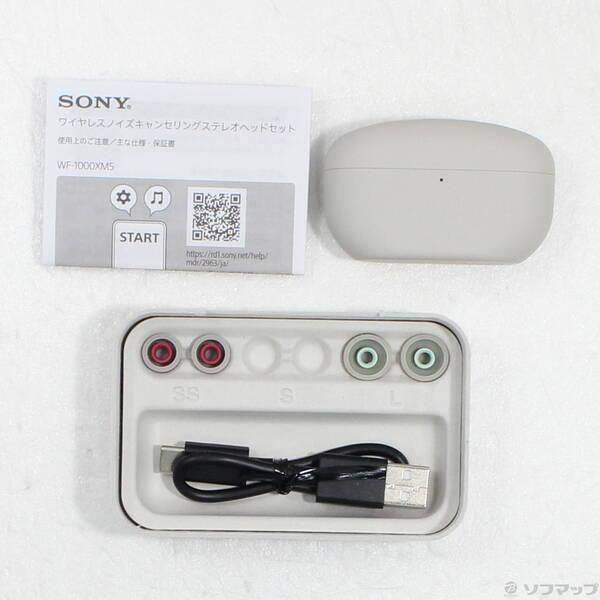 【中古品】SONY WF-1000XM5 シルバー 中古〕SONY(ソニー) WF-1000XM5 プラチナシルバー〔198-ud