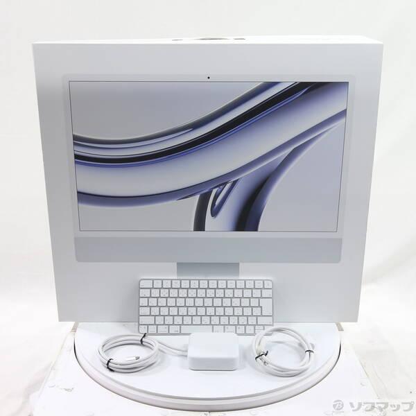 〔中古〕Apple(アップル) iMac 24-inch Late-2023 MQR93J／A Apple M3 8コアCPU_8コアGPU 8GB SSD256GB シルバー 〔14.8 Sonoma〕〔269-ud〕 |  | 04