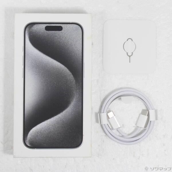 〔中古〕Apple(アップル) iPhone15 Pro 128GB ホワイトチタニウム MTU83J／A SIMフリー〔251-ud〕 |  | 04