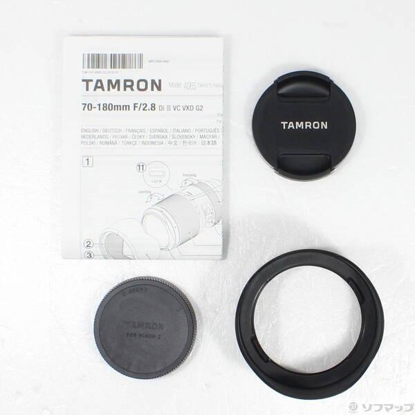 〔中古〕TAMRON(タムロン) 〔展示品〕 70-180mm F／2.8 Di III VC VXD G2 Model A065 Zマウント用〔198-ud〕 |  | 04