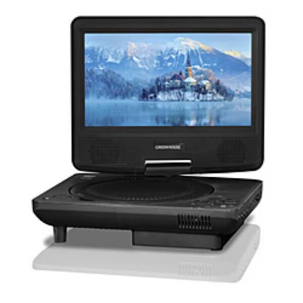 〔中古〕GREEN HOUSE(グリーンハウス) 〔中古品〕 ポータブルDVDプレーヤー 乾電池対応 ブラック GH-PDV7RBCBK ［7V型ワイド］〔348-ud〕 | 