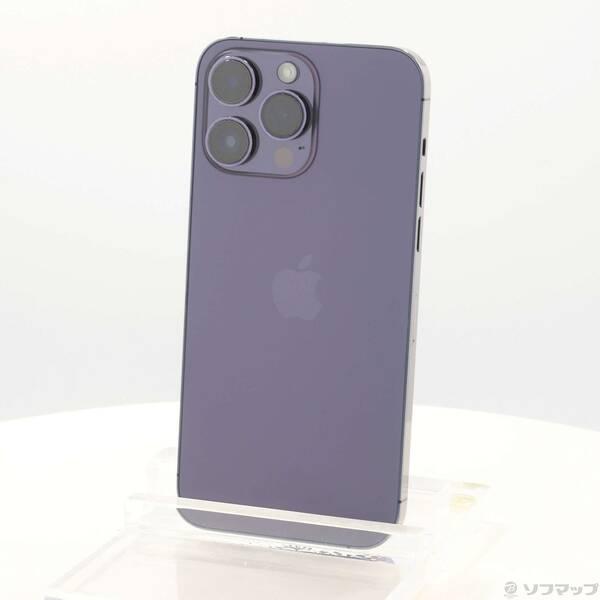 〔中古〕Apple(アップル) iPhone14 Pro Max 256GB ディープパープル MQ9E3J／A SIMフリー〔276-ud〕 | 
