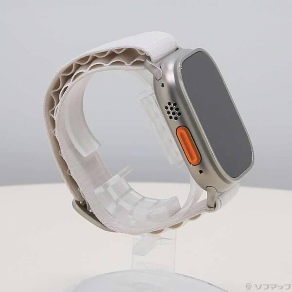 〔中古〕Apple(アップル) Apple Watch Ultra GPS + Cellular 49mm チタニウムケース スターライトアルパインループ〔377-ud〕 |  | 03