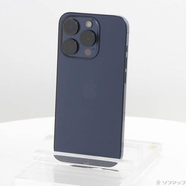 〔中古〕Apple(アップル) iPhone15 Pro 256GB ブルーチタニウム MTUG3J／A SIMフリー〔371-ud〕 | 