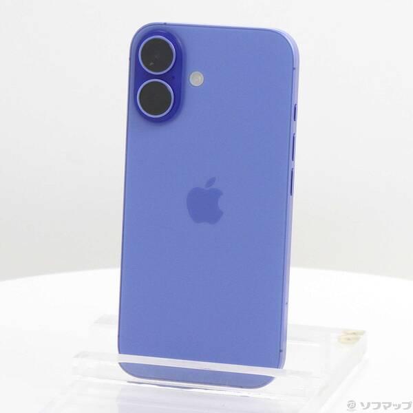 〔中古〕Apple(アップル) iPhone16 128GB ウルトラマリン MYDU3J／A SIMフリー〔276-ud〕 | 