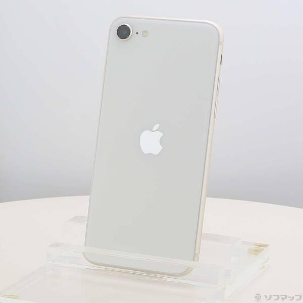 〔中古〕Apple(アップル) iPhone SE 第3世代 64GB スターライト MMYD3J／A SIMフリー〔377-ud〕 | 