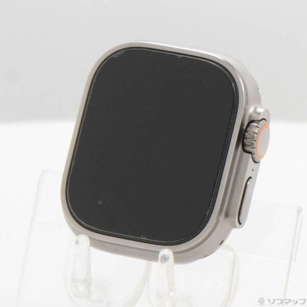 〔中古〕Apple(アップル) Apple Watch Ultra GPS + Cellular 49mm チタニウムケース バンド無し〔377-ud〕 | 
