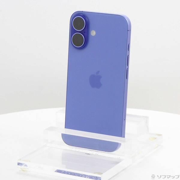 〔中古〕Apple(アップル) iPhone16 128GB ウルトラマリン NYDU3J／A SIMフリー〔352-ud〕 | 