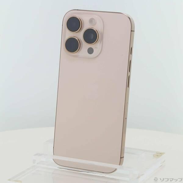 〔中古〕Apple(アップル) iPhone16 Pro 256GB デザートチタニウム MYN23J／A SIMフリー〔258-ud〕 | 