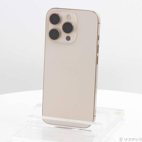 〔中古〕Apple(アップル) iPhone16 Pro 256GB デザートチタニウム MYN23J／A SIMフリー〔262-ud〕 | 