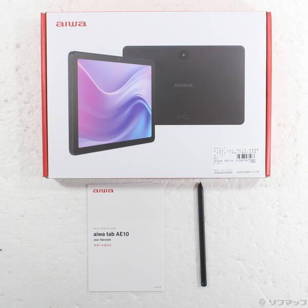 〔中古〕aiwa(アイワ) aiwa tab AE10 64GB ブラック JA4-TBA1009 Wi-Fi〔276-ud〕 |  | 04