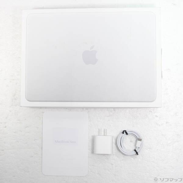 〔中古〕Apple(アップル) MacBook Neo 13-inch Early-2026 MHFC4J／A Apple A18 Pro 6コアCPU_5コアGPU 8GB SSD512GB シルバー 〔26.3 Tahoe〕〔258-ud〕 |  | 04