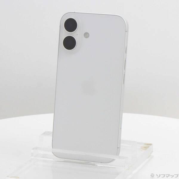〔中古〕Apple(アップル) iPhone16 256GB ホワイト MYDX3J／A SIMフリー〔276-ud〕 | 