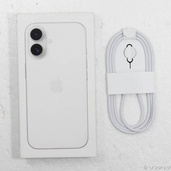 〔中古〕Apple(アップル) iPhone16 256GB ホワイト MYDX3J／A SIMフリー〔276-ud〕 |  | 04