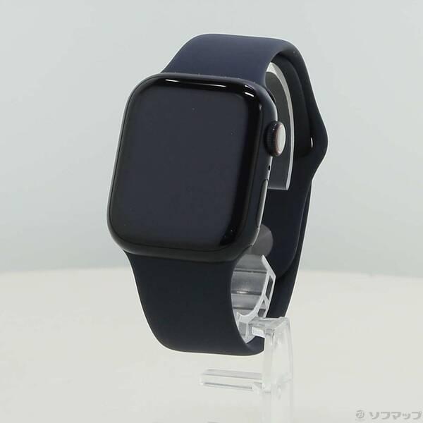 〔中古〕Apple(アップル) 〔展示品〕 Apple Watch Series 8 GPS + Cellular 41mm ミッドナイトアルミニウムケース ミッドナイトスポーツバンド〔258-ud〕 | 