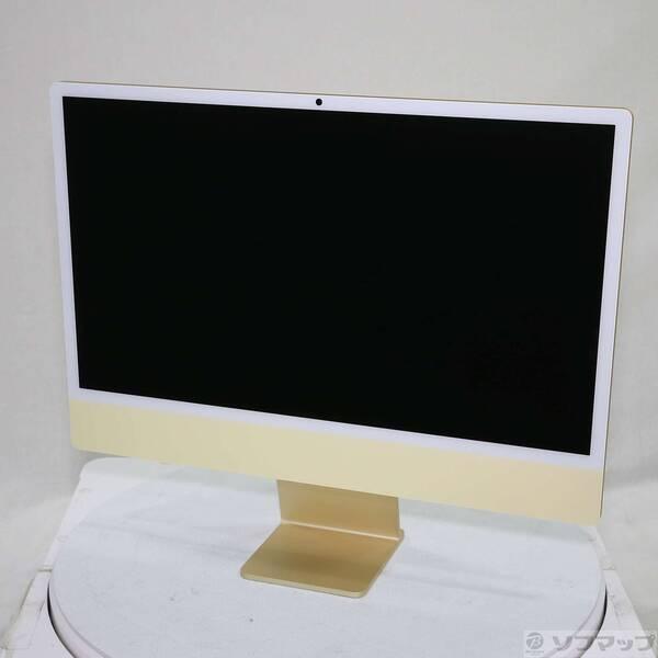 〔中古〕Apple(アップル) iMac 24-inch Late-2024 Apple M4 10コアCPU_10コアGPU 24GB SSD1TB イエロー 〔macOS v26.5.2〕〔258-ud〕 | 