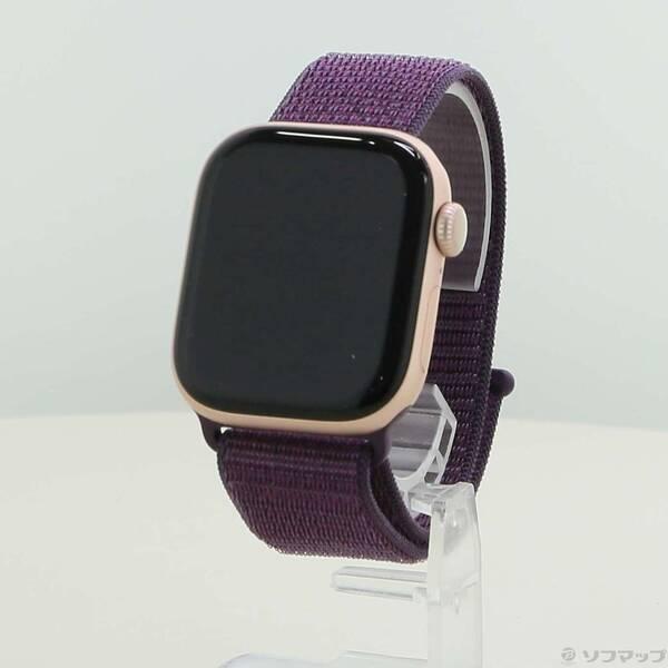 〔中古〕Apple(アップル) Apple Watch Series 10 GPS + Cellular 42mm ゴールドアルミニウムケース プラムスポーツループ〔198-ud〕 | 