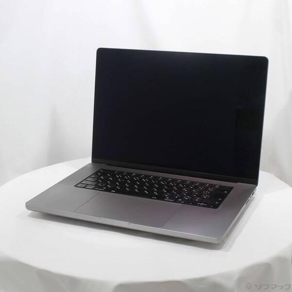 〔中古〕Apple(アップル) MacBook Pro 16.2-inch Late-2021 MK193J／A Apple M1 Pro 10コアCPU_16コアGPU 16GB SSD1TB スペースグレイ 〔26.3 Tahoe〕〔276-ud〕 | 