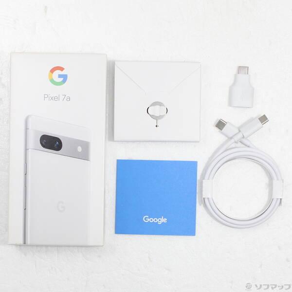 中古〕GOOGLE(グーグル) Google Pixel 7a 128GB スノー GA04274-JP