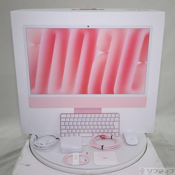 〔中古〕Apple(アップル) iMac 24-inch Late-2024 MWV43J／A Apple M4 10コアCPU_10コアGPU 16GB SSD256GB ピンク 〔macOS v26.5.2〕〔258-ud〕 |  | 04