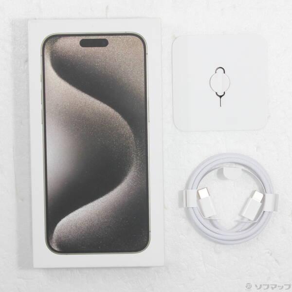 〔中古〕Apple(アップル) iPhone15 Pro Max 1TB ナチュラルチタニウム MU713J／A SIMフリー〔348-ud〕 |  | 04