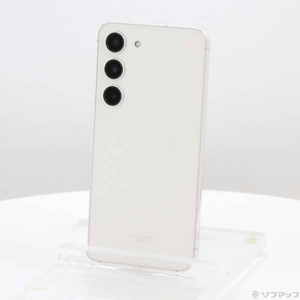 〔中古〕SAMSUNG(サムスン) Galaxy S23 256GB クリーム SCG19 au SIMフリー〔368-ud〕 | 
