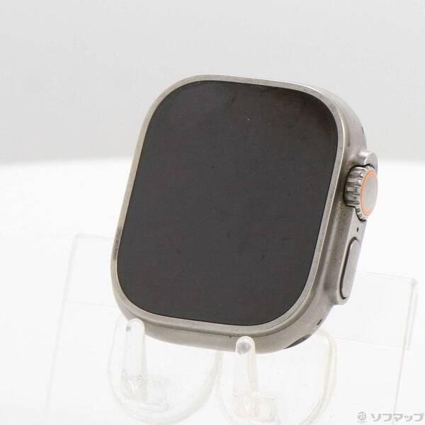 〔中古〕Apple(アップル) Apple Watch Ultra GPS + Cellular 49mm チタニウムケース バンド無し〔258-ud〕 | 