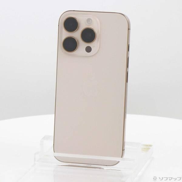〔中古〕Apple(アップル) iPhone16 Pro 256GB デザートチタニウム MYN23J／A SIMフリー〔368-ud〕 | 