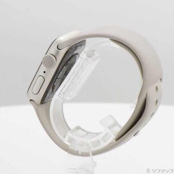 〔中古〕Apple(アップル) Apple Watch Series 8 GPS 41mm スターライトアルミニウムケース スターライトスポーツバンド〔262-ud〕 |  | 01