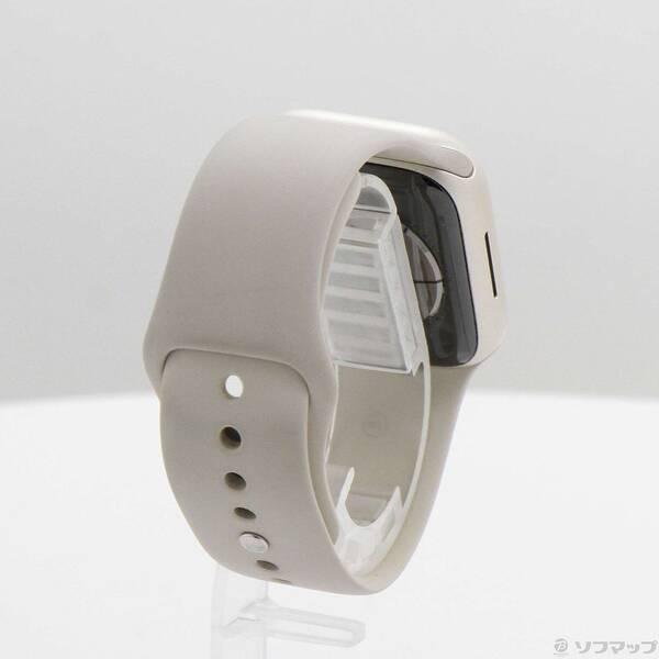 〔中古〕Apple(アップル) Apple Watch Series 8 GPS 41mm スターライトアルミニウムケース スターライトスポーツバンド〔262-ud〕 |  | 02