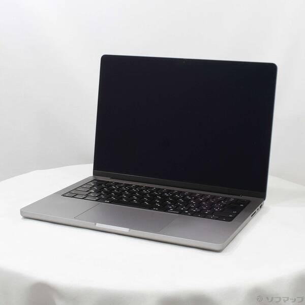 〔中古〕MacBook Pro 14.2-inch Late-2021 MKGP3J／A Apple M1 Pro 8コアCPU_14コアGPU 16GB SSD512GB スペースグレイ 〔26.3 Tahoe〕〔269-ud〕 | 