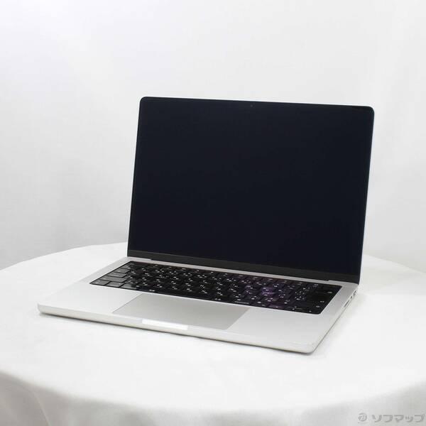 〔中古〕Apple(アップル) MacBook Pro 14.2-inch Late-2021 MKGT3J／A Apple M1 Pro 10コアCPU_16コアGPU 16GB SSD1TB シルバー 〔26.3 Tahoe〕〔269-ud〕 | 