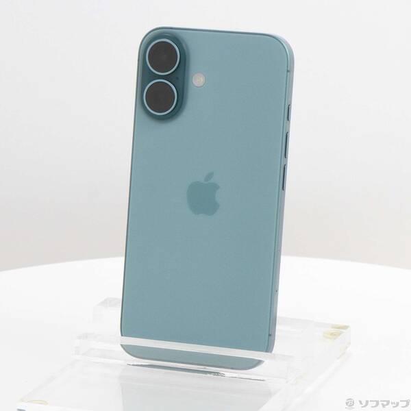 〔中古〕Apple(アップル) iPhone16 128GB ティール MYDV3J／A SIMフリー〔276-ud〕 | 