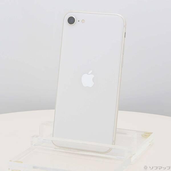 〔中古〕Apple(アップル) iPhone SE 第3世代 64GB スターライト MMYD3J／A SIMフリー〔198-ud〕 | 