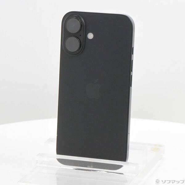 〔中古〕Apple(アップル) iPhone16 128GB ブラック MYDQ3J／A SIMフリー〔377-ud〕 | 