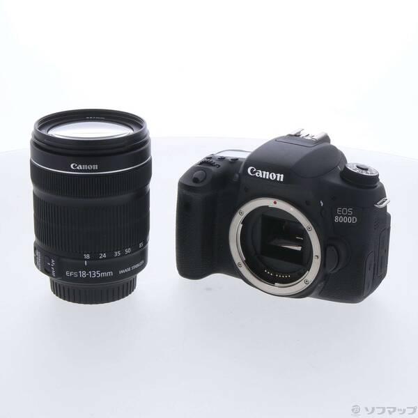 〔中古〕Canon(キヤノン) EOS 8000D EF-S18-135 IS STM レンズキット (2420万画素／SDXC)〔262-ud〕 | 