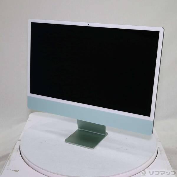 〔中古〕Apple(アップル) iMac 24-inch Mid-2021 MGPJ3J／A Apple M1 8コアCPU_8コアGPU 8GB SSD512GB グリーン 〔macOS v26.5.2〕〔258-ud〕 | 