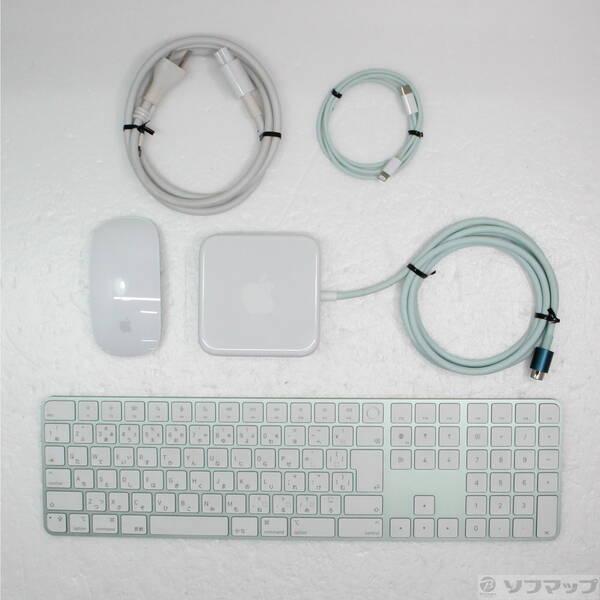 〔中古〕Apple(アップル) iMac 24-inch Mid-2021 MGPJ3J／A Apple M1 8コアCPU_8コアGPU 8GB SSD512GB グリーン 〔macOS v26.5.2〕〔258-ud〕 |  | 04
