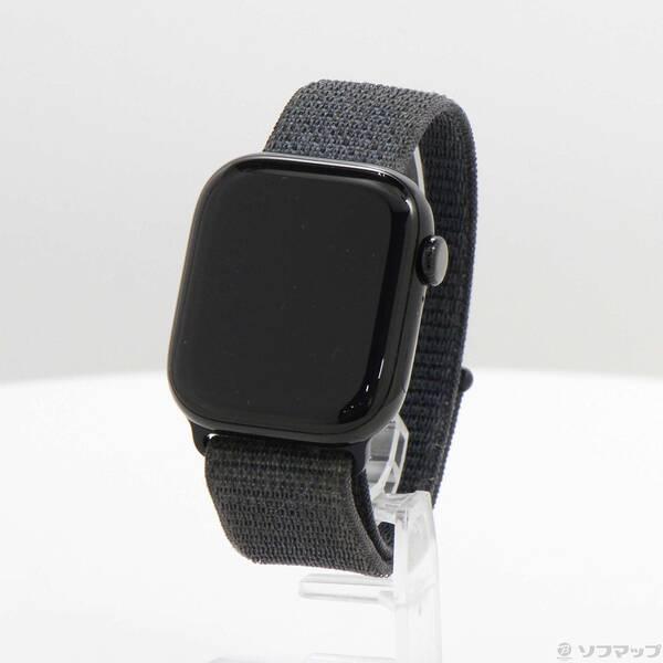 〔中古〕Apple(アップル) Apple Watch Series 10 GPS 42mm ジェットブラックアルミニウムケース インクスポーツループ〔262-ud〕 | 