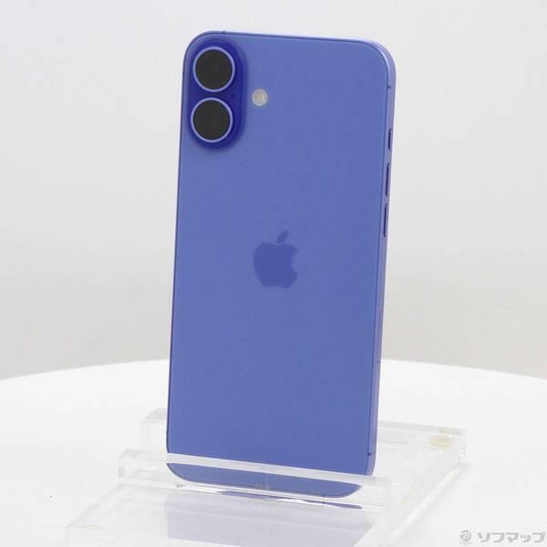 〔中古〕Apple(アップル) iPhone16 Plus 128GB ウルトラマリン MXVE3J／A SIMフリー〔344-ud〕 | 