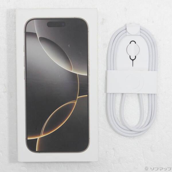〔中古〕Apple(アップル) iPhone16 Pro 256GB ナチュラルチタニウム MYN33J／A SIMフリー〔262-ud〕 |  | 04