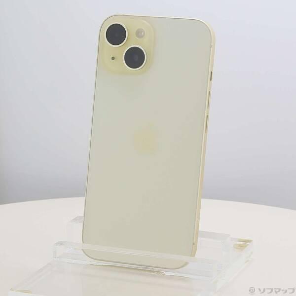〔中古〕Apple(アップル) iPhone15 128GB イエロー MTMK3J／A SIMフリー〔377-ud〕 | 