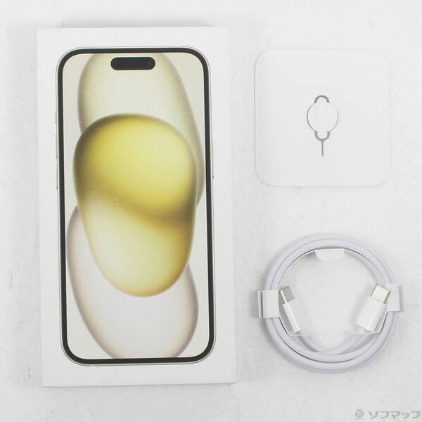 〔中古〕Apple(アップル) iPhone15 128GB イエロー MTMK3J／A SIMフリー〔377-ud〕 |  | 04