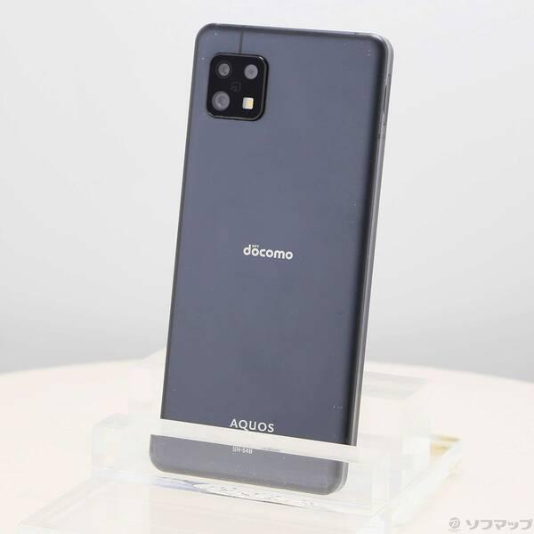 〔中古〕SHARP(シャープ) AQUOS sense6 64GB ブラック SH-54B docomo SIMフリー〔305-ud〕 | 