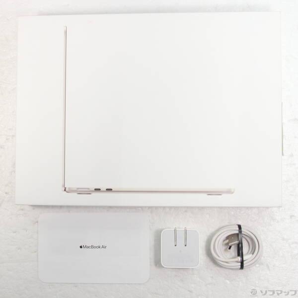 〔中古〕Apple(アップル) MacBook Air 13.6-inch Mid-2022 MLY23J／A Apple M2 8コアCPU_10コアGPU 8GB SSD512GB スターライト 〔26.3 Tahoe〕〔258-ud〕 |  | 04