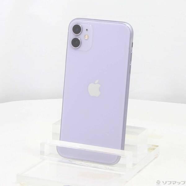 〔中古〕Apple(アップル) iPhone11 128GB パープル MWM52J／A SoftBank〔258-ud〕 | 