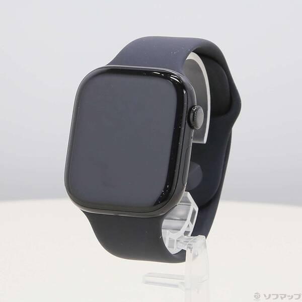 〔中古〕Apple(アップル) Apple Watch Series 10 GPS 46mm ジェットブラックアルミニウムケース ブラックスポーツバンド〔258-ud〕 | 