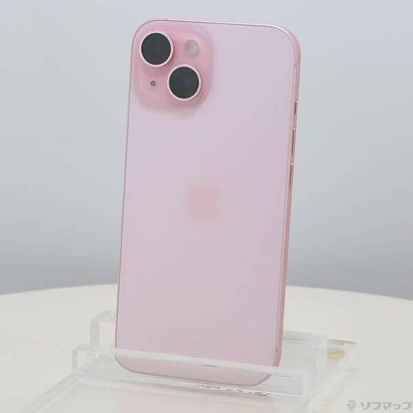 〔中古〕Apple(アップル) iPhone15 256GB ピンク MTMP3J／A SIMフリー〔377-ud〕 | 
