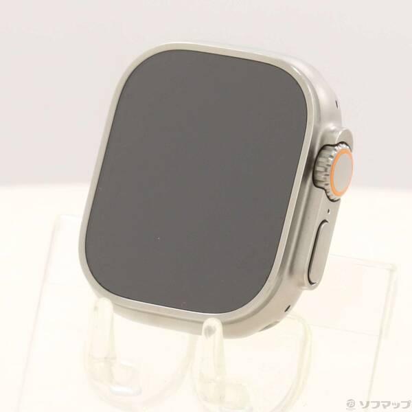 〔中古〕Apple(アップル) Apple Watch Ultra GPS + Cellular 49mm チタニウムケース バンド無し〔377-ud〕 | 