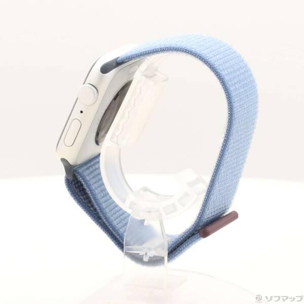 〔中古〕Apple(アップル) Apple Watch SE 第2世代 GPS 44mm シルバーアルミニウムケース ウインターブルースポーツループ〔198-ud〕 |  | 01